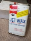 Prestone Jet Wax Car Polish Cleaner Vtg Can Empty Pint  Gas Oil Advertising