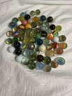 Vintage Glass Marbles Lot Bulk Cat Eye Swirl Shooters Craft Toy Game Pieces