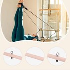 Pilates Roll Down Bar Resistance Bar Portable Attachment With Hooks For Strength