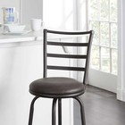 Counter Height Bar Stools Set Of 3 Swivel Adjustable Height Kitchen Tall Chairs 