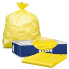 Plasticplace 55-60 Gallon Trash Bags - Yellow  Case Of 50 Bags