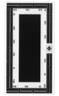 Lighthouse Plastic Stamp Perforation Gauge Guide Measure Double Sided 153x80mm