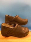 Dansko Xp 2 0 Clogs Womens 42 Black Leather Slip On Work Nursing Comfort Shoes