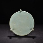 7 6  China Old Archaic Porcelain Song Dynasty Ru Kiln Three Foot Brush Wash