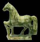 Vintage Hand-carved 5    Jade Stone Tang Horse Figurine Statue Art Home Decor Rare