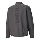 Puma Cordae Button Up Jacket Mens Grey Casual Athletic Outerwear 53887715