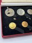 1950 Great Britain Uk Proof Coin Set Royal Mint Original Case Complete 10 Coins