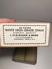 Vintage I  Fleischer   Sons White High Grade Chalk Sewing Pattern Making 48 Pcs