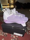 Adidas Initiation Purple White Basketball Sneaker Mesh Low Top Athletic