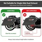 Hard Saddlebags Bags W conversion Brackets For Harley Heritage Softail 1984-2017