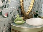 1 12 Miniature Dollhouse Swan Shaped Soap Dish Jadeite