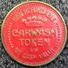 Prescott Car Wash Non-refundable No Cash Value Carwash Token 27mm  c526 