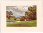C 1878  castle Macgarrett  Antique Print Lithograph Colour Landscape