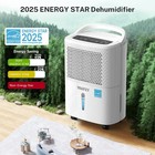 Yaufey 32-pint Energy Star Dehumidifier For Home  Basement Up To 2 000 Sq  Ft 