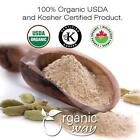 Organic Way Green Cardamom Elaichi Powder - Organic  Kosher   Usda Certified