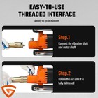 Electric Concrete Vibrator 2000w 14-3 4 Ft Poker To Remove Air Bubbles 10000vpm