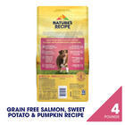 Nature   s Recipe Dry Dog Food  Grain Free Salmon  Sweet Potato Pumpkin Recipe 4lb