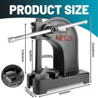 3-ton Heavy Duty Arbor Press   With Solid Base For Punching  Shaping   Stamping