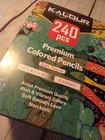 Brand New 240pc Kalour Premium Colored Pencil Set W tin Case - Artists Soft Core