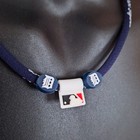 Authentic 2010 Phiten Mlb Detroit Tigers Titanium Rope Necklace 22 