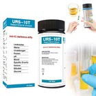 100pcs box 10-in-1 Urs-10t Urinalysis Reagent Strips 10 Parameters Urine Strips