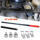 Serpentine Belt Tool Kit universal 3 8  1 2  Drive Serpentine Belt Adjust Tighte