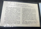 1970 25th Anniversary United Nations Official Commemorative Silver Proof Medal