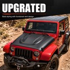 10th Anniversary Heat Dispersion Vented Hood For Jeep Wrangler Jk 07-18 Us Stock