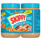 Skippy Creamy Peanut Butter Spread  Plastic Jar 40 Oz  2 Pack 