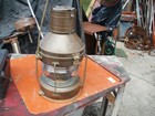 Anchor Vintage Brass Ship Oil Lantern Nautical Boat Light Navy Maritime Works 