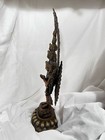 Vintage Copper   Bronze Buddhist Statue Avalokiteshvara 22    Tall   Rare 