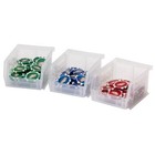 6 Pack Stackable Clear Storage Bins Durable Organizers For Home Classroom Garage