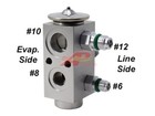 1000463486 A c Expansion Valve With Switch Ports Fits Peterbilt 1 Year Warranty