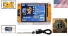 Compact Esp-wroom-32 Bitcoin Miner Kit  1010h s  Smart Display  Plug   Play
