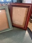 Three Vintage Inspired Photo Frames With Glass 8 X 10