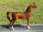 Peter Stone Model Horse Standing Arabian Glossy Chestnut