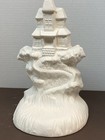Haunted House With Ghost Halloween Fall Ceramic Bisque Ready To Paint