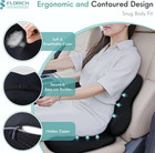 Car Seat Cushion And Lumbar Support Pillow For Office Chair Car  Ergonomic Memor