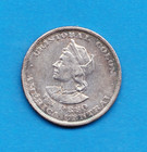 1895 C a m El Salvador One Peso Silver Coin