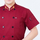 Unisex Chef Jacket Coat Uniform Kitchen Long short Sleeve Cooking Restaurant Top