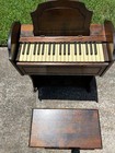 Antique  Estey  Reed Pump Organ   Miniature   Child Organ  Antique  1935 