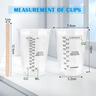 Automotive Paint Mixing Cups - 20 Pack Plastic Measuring Mixing Cups New