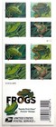 Frogs  5395-5398     collectible     Forever Stamp Booklet 