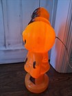 Halloween Blow Mold Light Up Pumpkin Jack-o-lantern Top Hat Empire 1969 Tested