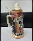 Vtg 1970   s German Lidded Beer Stein Mug