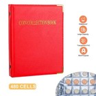 480 Pocket World Coin Storage Book Large Capacity Folder Collection Holder Album