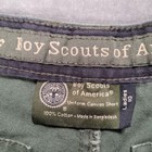 Boy Scouts Olive Green Cargo Shorts Casual Cotton Utility Pockets Womens Size 10