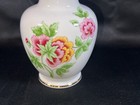 Vtg  Hollohaza Hungary Folk Floral Butterfly Design Hand Painted 6       Vase