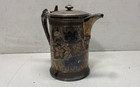 Meriden Silver Plate Co Quadruple Plate 0400 Coffee Pot Floral Motif Vintage