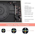 Portable Record Player Bluetooth Turntable 3-speed Vinyl Suitcase
